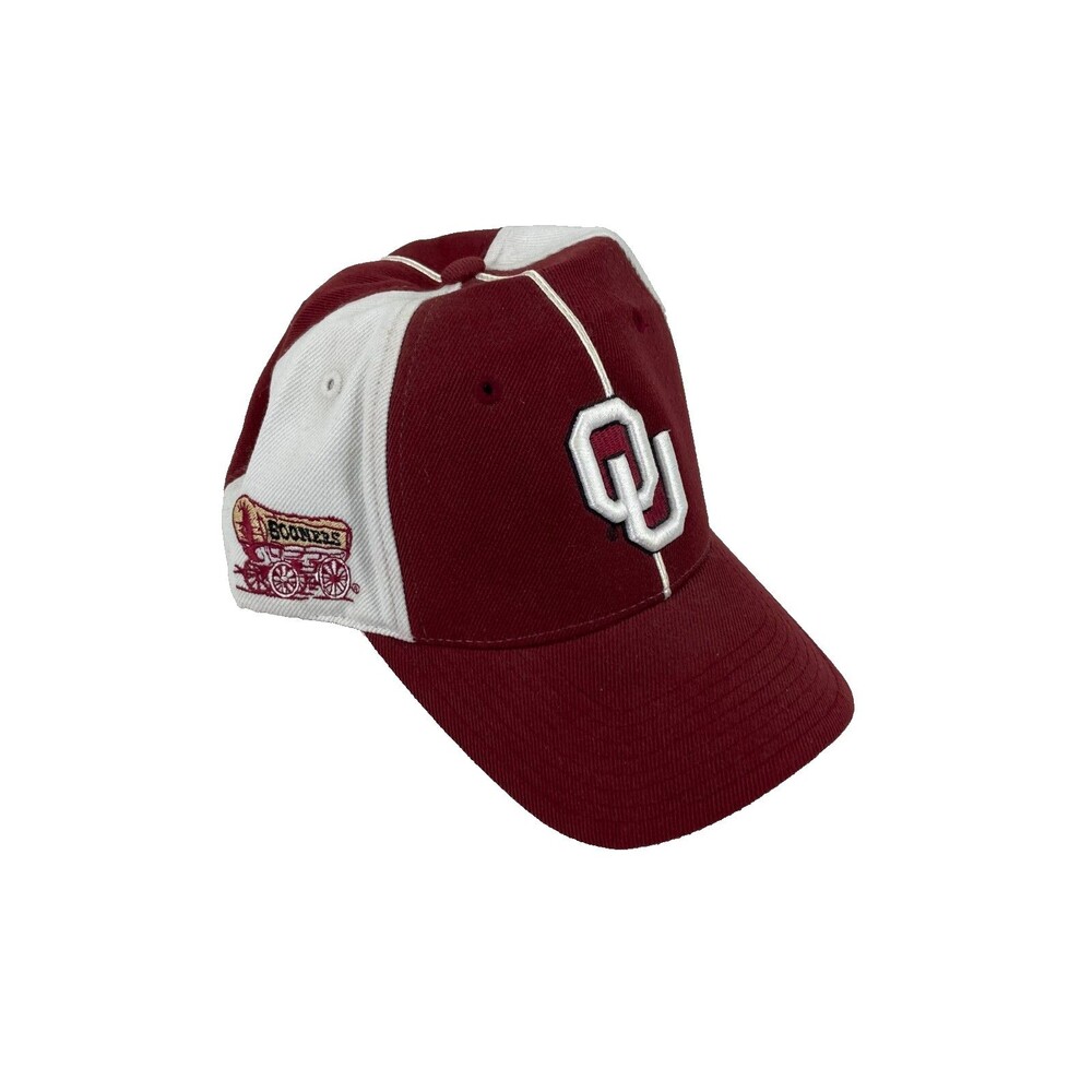 Oklahoma Sooners Ball Cap Hat Team Spirit Embroidered Panel Schooner NCAA